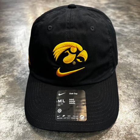 USA買付 Iowa Hawkeyes Nike Primetime Club Adjustable Hat - Black N-213