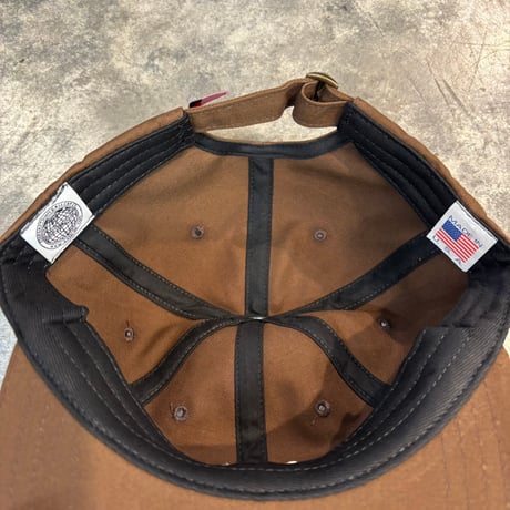 別注クーパーズタウンNYB_WASHED CAP (BROWN) USED加工 C-95