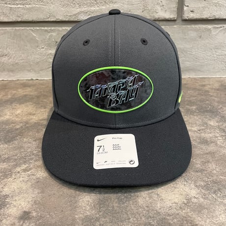 日本未発売モデル  NIKE×Tampa Bay Rays Graphite/Black 2024 City Connect True Fitted Hat  DEEP  N-120