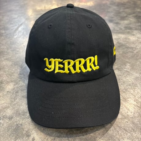 GC-YERRR! Cotton Cap L/XL BLACK/YELLOW GC-20