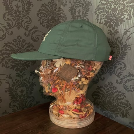 クーパーズタウン NYCC1947_WASHED CAP (GREEN) USED加工 C-22