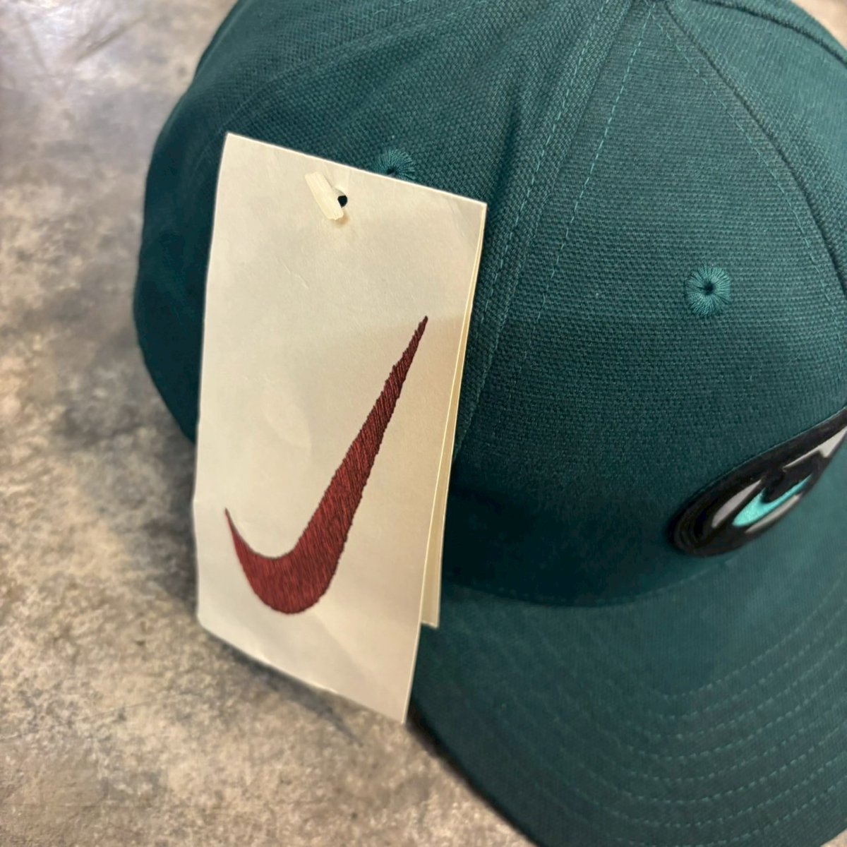 1990s deadstock cap ビンテージキャップ 未使用保管品 NIKE 90's “Swoosh Patch” Deadstock Cap GREEN N