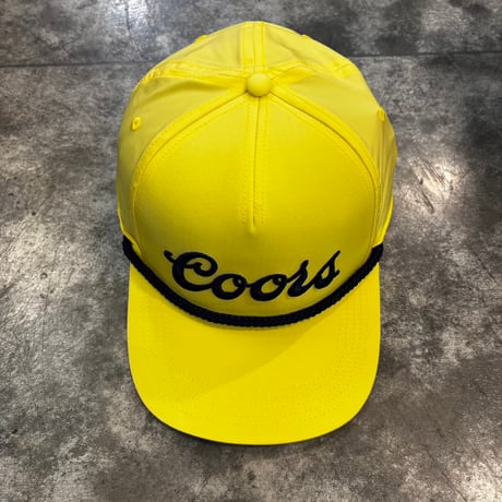USA買付　【American Needle / Coors Banquet】 Bright Yellow Rope Adjustable Hat　 AN-19