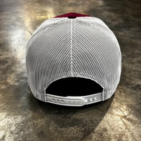 USA買付’47 FLORIDA STATE SEMINOLES TRUCKER MESH CAP GARNET × WHITE　US-73