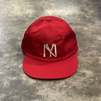 別注クーパーズタウンNYB_WASHED CAP (RED) USED C-46