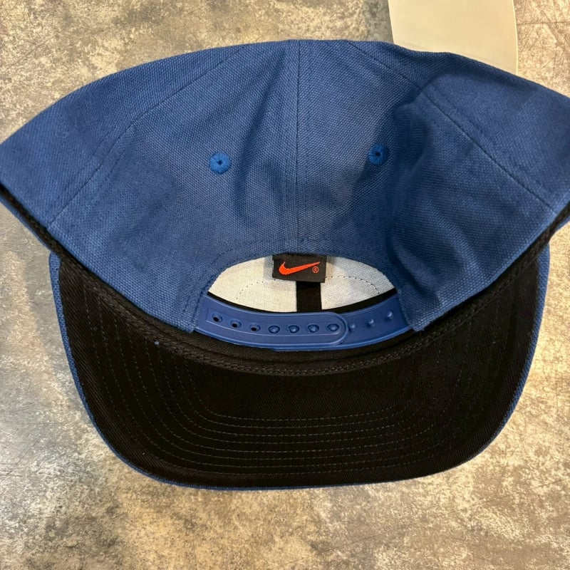 メンズウェア 90s Nike swoosh cap NIKE 90's “Swoosh Patch” Deadstock Cap BLUE N-1