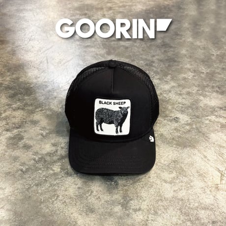 Goorin Brothers Black Sheep Trucker Mesh cap  Snapback  GO-06 COLOR BLACK