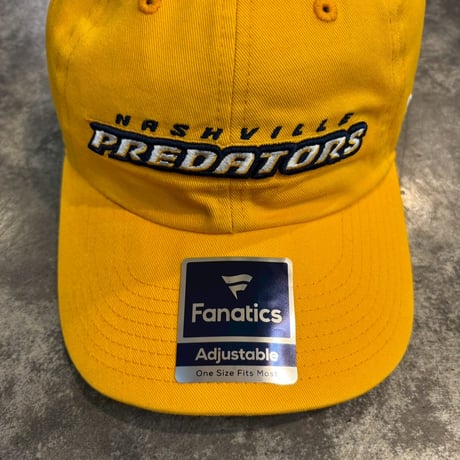 USA買付　Nashville Predators Fanatics Wordmark Core Fundamental Adjustable Hat - YELLOW US-17
