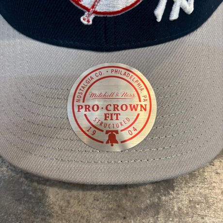 日本未発売モデル  Mitchell &Ness YANKEES collection カーブバイザー NAVY M-21