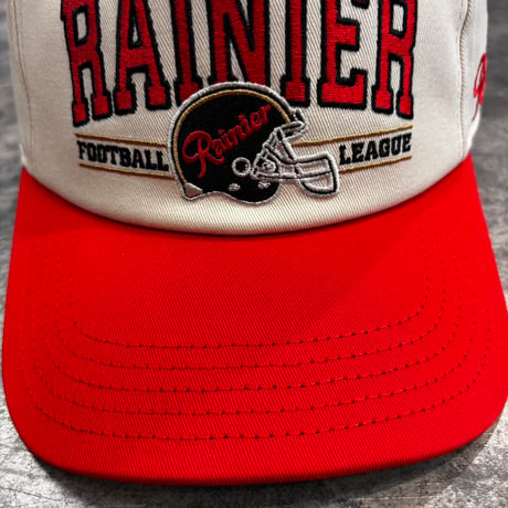 USA買付　AMERICAN NEEDLE × RAINIER BEER FOOTBALL LEAGUE SNAPBACK CAP AN-26