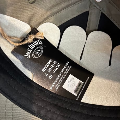 USA買付　AMERICAN NEEDLE × JACK DANIEL’S OLD No.7 LOGO ROPE CAP / LIGHT OLIVE　AN-27