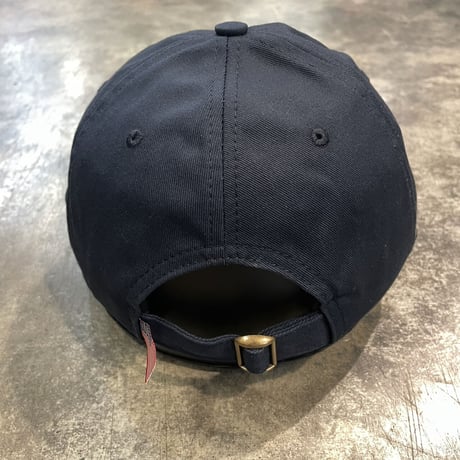 別注クーパーズタウンNYB_NAVY刺繍 WASHED CAP TWO-TONE(NAVY/STONE) USED加工 C-17