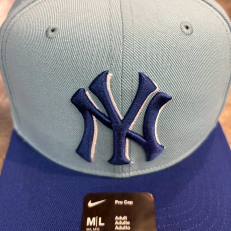 USA買付  NIKE×NEWYORK YANKEES Snapback 　NIKE PRO DEEP Turquoise  N-158