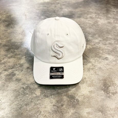 USA買付Seattle Kraken Fanatics Authentic Pro Road 2 Adjustable Hat - IVORY US-26