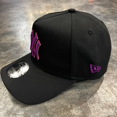 USA買付  NY Cooperstown Collection Purple Gradient Logo 9FORTY A-Frame  Cap Black/Pink 　NEWERA -86