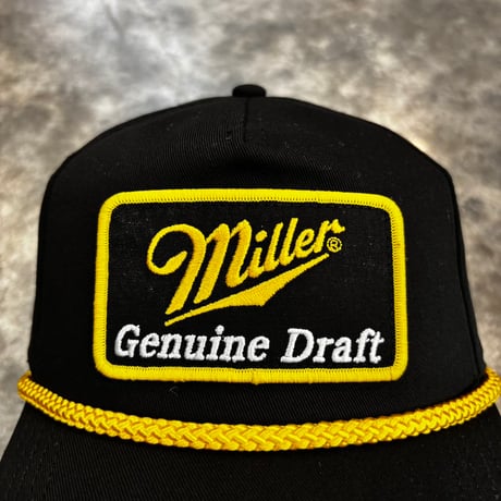 USA買付　Miller Genuine Draft × American Needle Roscoe Adjustable Hat - Black　 AN-21