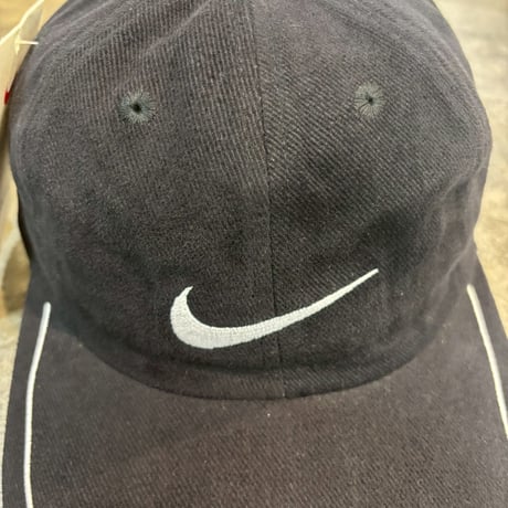 90's NIKE dead stock Swoosh LOGO　BLACK N-174