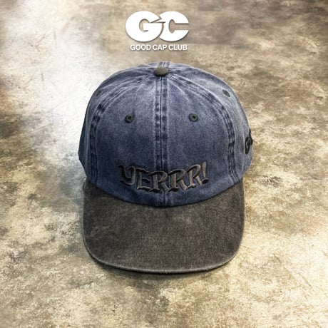 GC-YERRR! Cotton Cap  BLUE/BLACK GC-23