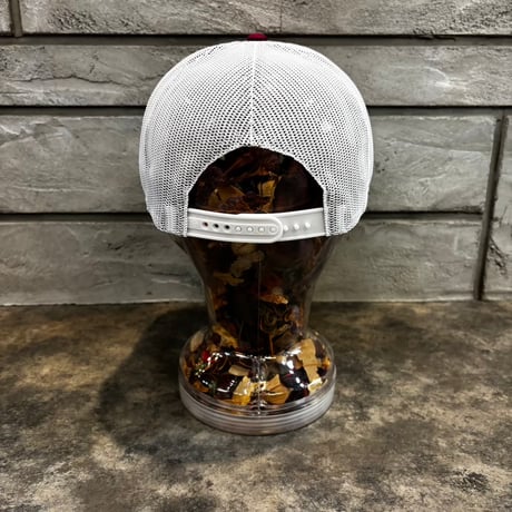 USA買付’47 FLORIDA STATE SEMINOLES TRUCKER MESH CAP GARNET × WHITE　US-73
