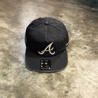 USA買付  Atlanta Braves Nike Monotone Pro Adjustable Hat - Anthracite N-186