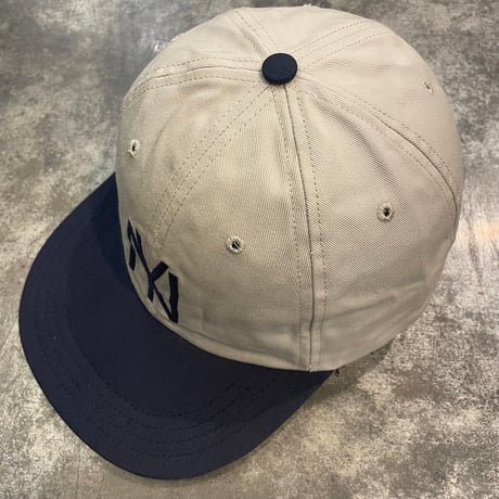 別注クーパーズタウンNYB_WASHED CAP (STONE/NAVY) USED 加工 C-65