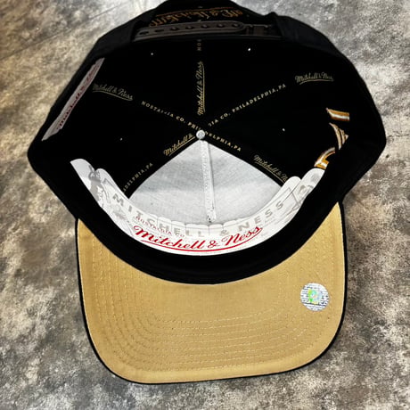 USA買付  LAFC Mitchell & Ness Playmaker Pro Pinch Snapback Hat - Black    M-30