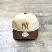USA買付Mitchell & Ness Deadstock Fit New York Yankees Rope Logo Snapback Cap M-33