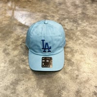 USA買付　 NIKE×LOSANGELS DODGERS Club CAP turquoise N-165