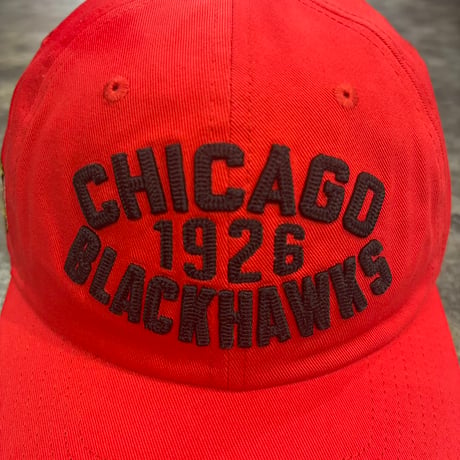 USA買付 Fanatics Chicago Blackhawks 1926 Adjustable Cap – Red　US-76