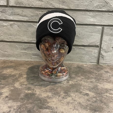 日本未発売モデル　NIKE×Chicago Cubs SWOOSH PEAK CUFFED KNIT/BLACK N-108
