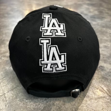 USA買付　New Era LA Multi Logo 9FORTY Cap - Black  NEWERA-70