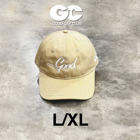 GC- “Good” Script Logo CAP – L/XL BEIGE GC-45