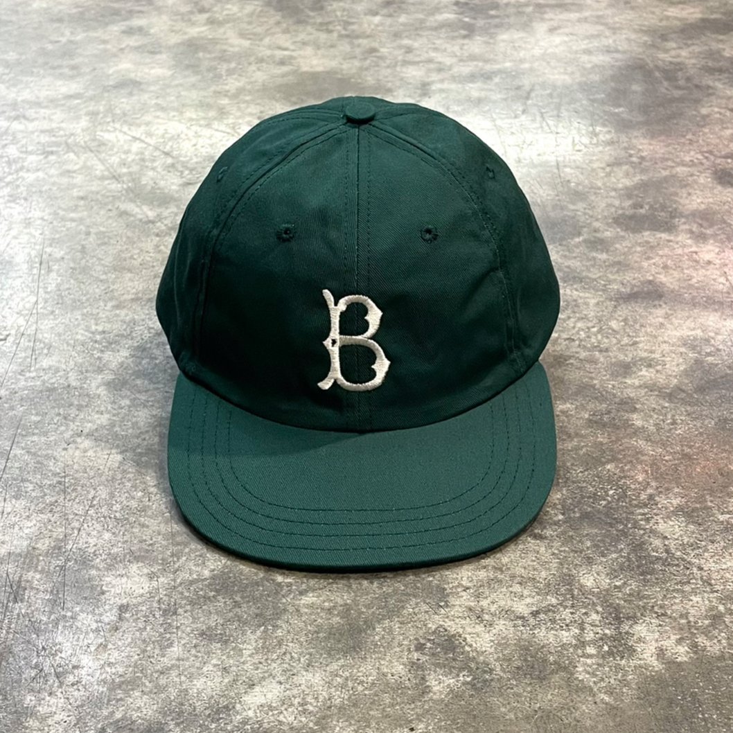 1989年製　タカラ　ミュージカン　ペプシ　箱付き　ビンテージ　帽子　説明書付属 クーパーズタウン BRKN1955_WASHED CAP (GREEN) USED加工 C-2