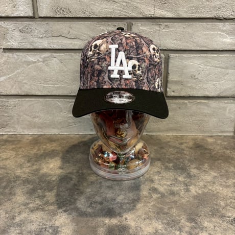 USA買付　Los Angeles Dodgers 'Camo Skulls' 9FORTY A-Frame Snapback NEWERA -18