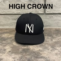 別注 クーパーズタウン HIGH CROWN×GOOD CAP CLUB NY_ CAP (BLACK ) C-80