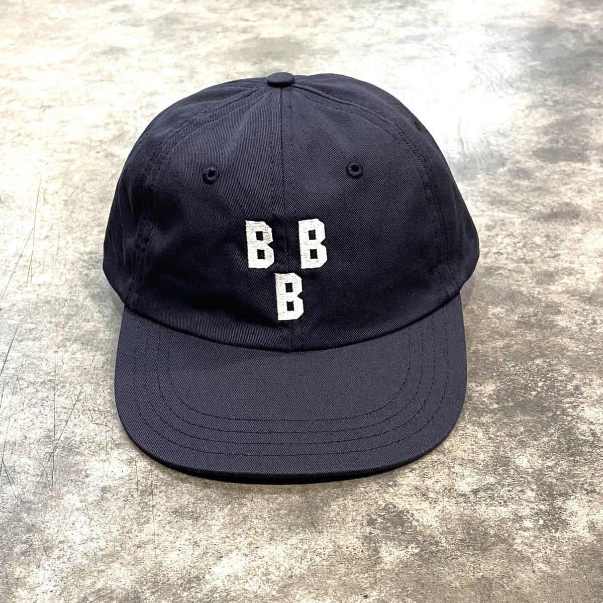 別注クーパーズタウンNYB_WASHED CAP (STONE/NAVY) USED 加工 C