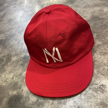 別注クーパーズタウンNYB_WASHED CAP (RED) USED C-46