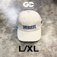 GC-YERRR! Cotton Cap L/XL  IVORY/SMOKY BLUE GC-16