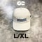 GC-YERRR! Cotton Cap L/XL  IVORY/SMOKY BLUE GC-16