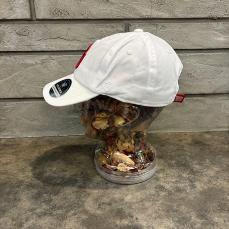 USA買付　Oklahoma Sooners Top of the World Staple Adjustable Hat - White　US-22