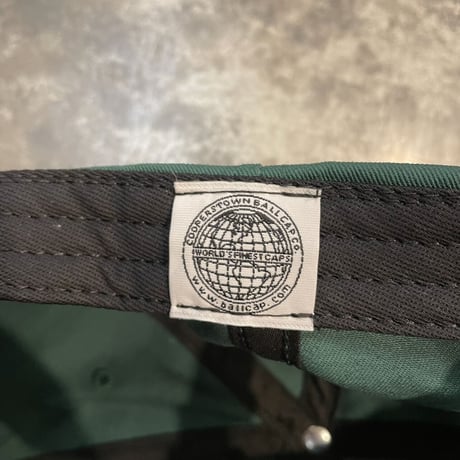 クーパーズタウン LRS21_WASHED CAP (GREEN) USED加工 C-37