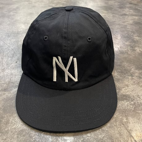 別注クーパーズタウンNYB_WASHED CAP (BLACK) USED加工 C-51