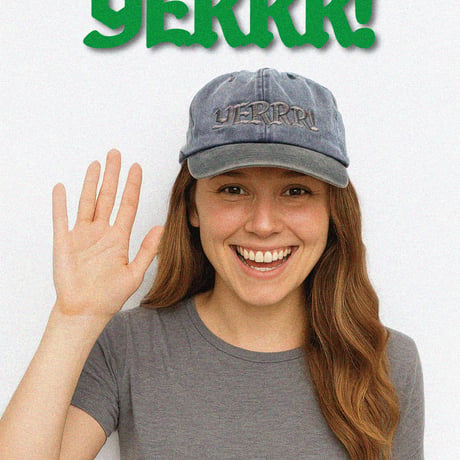 GC-YERRR! Cotton Cap 　 BALCK/BEIGE  GC-22