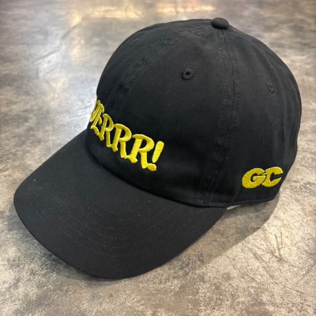 GC-YERRR! Cotton Cap L/XL BLACK/YELLOW GC-20