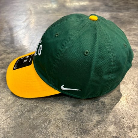 USA買付　 NIKE× Athletics Club Cap　YELLOW/GREEN  N-168
