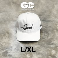 GC- “Good” Script Logo CAP – L/XL WHITE GC-47