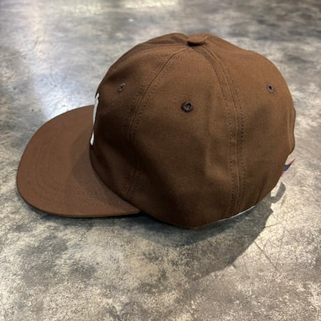 別注クーパーズタウンNYB_WASHED CAP (BROWN) USED加工 C-95