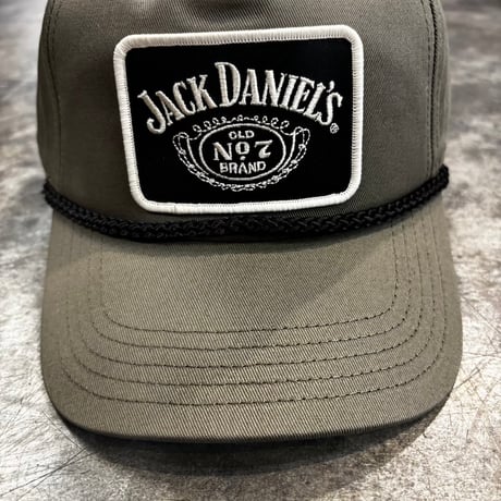 USA買付　AMERICAN NEEDLE × JACK DANIEL’S OLD No.7 LOGO ROPE CAP / LIGHT OLIVE　AN-27