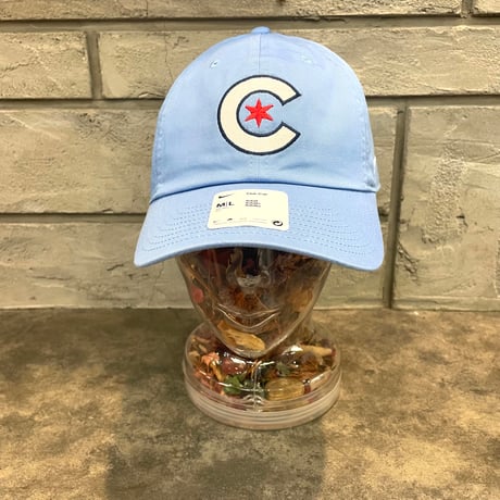 日本未発売モデル NIKE× Chicago Cubs Light Blue City Connect Club Adjustable Hat N-79