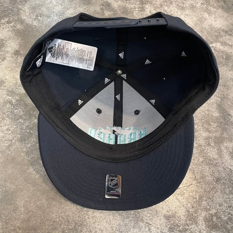 USA買付　Seattle Kraken adidas Team Snapback Hat - Deep Sea Blue　US-06